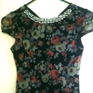 Monteau Girl's Size 12 Flower Dress